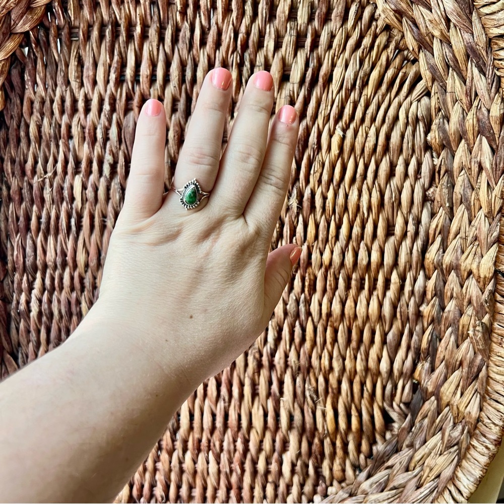 925 Sterling Silver Emerald Valley Turquoise Dain… - image 7